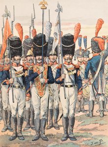 Jacques Marie Gaston Onfroy de Breville dit JOB (1858-1931) - Uniformen der französischen Truppen zu allen Zeiten: Porte Aigles (1812), Privatsammlung von pseudonym for Onfray de Breville Jacques Job