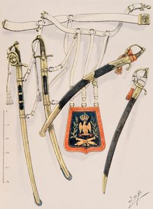 Kleidung der französischen Truppen zu allen Zeiten: Kaiserliche Garde Zweites Kaiserreich, Privatsammlung von pseudonym for Onfray de Breville Jacques Job