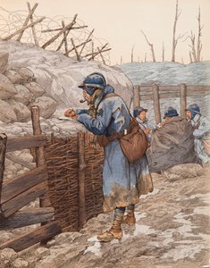 Der Brief des Pépère (Soldat in einem Schützengraben schreibt während des Ersten Weltkriegs an seine Familie) von pseudonym for Onfray de Breville Jacques Job
