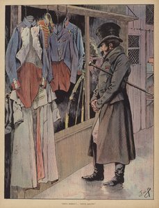 Alte Kleider! Alte Streifen! (Farblitho)