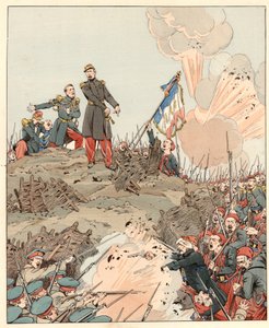 Belagerung von Sebastopol während des Krimkrieges, General Patrice de Mac-Mahon (Mac Mahon) (1808-1893) antwortete „J