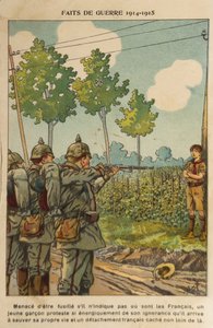 Erster Weltkrieg: Heldenhafte Jugend (Illustration) von pseudonym for Onfray de Breville Jacques Job