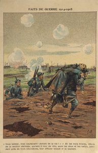 WW1: Den Chef retten (Illustration) von pseudonym for Onfray de Breville Jacques Job
