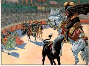 Ein Stierkampf in Spanien. Joachim Murat von pseudonym for Onfray de Breville Job