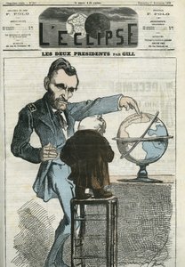 Die beiden Präsidenten, Ulysses Simpson Grant von pseudonym for Onfray de Breville Job