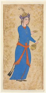 Prinzessin mit Weinflasche und Becher, ca. 1550-1600