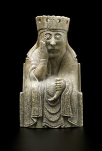 Lewis-Schachfigur - Königin von school Scandinavian