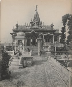 Pareshnath, Jain-Tempel, Kalkutta von studio of A. W. A. Plâté Studio (Ceylonese)