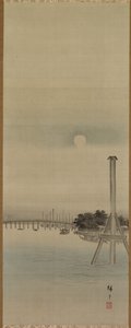 Nachtszene am Sumida-Fluss