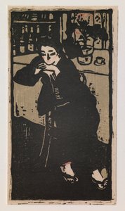 Frau in einem Café von Ôta Saburô