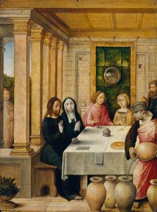 Das Hochzeitsfest zu Kana, ca. 1500-1504 von the Elder Juan de Flandes