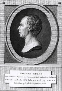 Porträt von Leonard Euler (1707-83) von the Younger Dupin