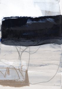 Stiller abstrakter schwarzer Block von uplusmestudio