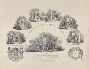 Allegorie auf die Tugenden von König Wilhelm I., 1831