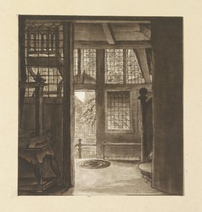 Innenansicht des Hauses von Rembrandt von weduwe Dietrich