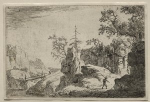 Eine Berglandschaft