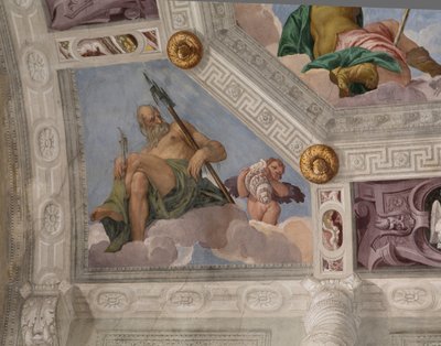 Paolo Caliari, bekannt als Veronese, Fresko, Villa Barbaro, Maser, Italien von Veronese