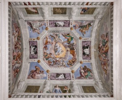 Der Olymp, Gewölbe der Halle des Olymp von Veronese