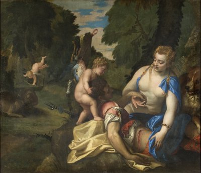 Venus trauert um Adonis, von Paolo Veronese von Veronese