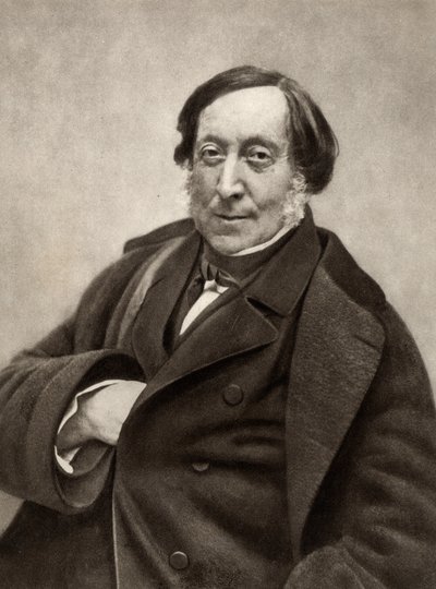 Gioachino (Antonio) Rossini (1792-1868) italienischer Komponist. Nach einem Foto von Nadar, Pseudonym von Gaspard-Felix Tournachon (1820-1910) von (1820 1910) Nadar