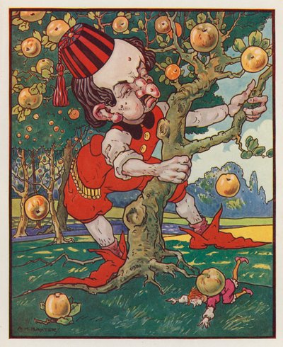 Illustration für Gullivers Reisen von Jonathan Swift von (after) American School