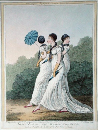 Anmut, Mode und Manieren aus dem Leben, geätzt von James Gillray (1757-1815), veröffentlicht von G. Humphrey von (after) English School