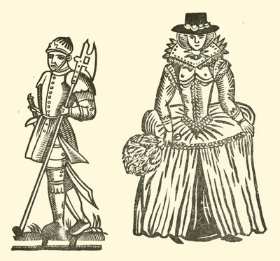 Illustration für The Roxburghe Ballads von (after) English School
