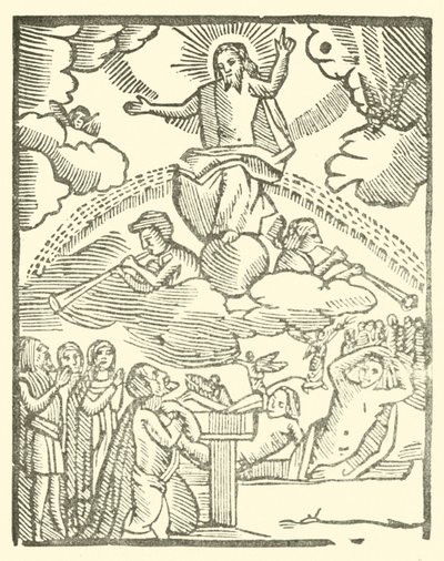 Illustration für The Roxburghe Ballads (Holzschnitt) von (after) English School