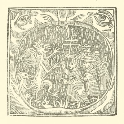Illustration für The Roxburghe Ballads (Holzschnitt) von (after) English School
