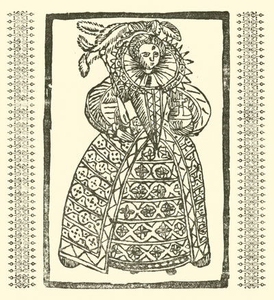 Illustration für The Roxburghe Ballads (Holzschnitt) von (after) English School