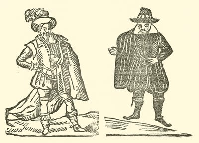 Illustration für The Roxburghe Ballads (Holzschnitt) von (after) English School