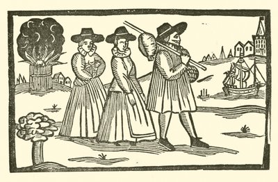 Illustration für The Roxburghe Ballads (Holzschnitt) von (after) English School