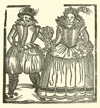 Illustration für The Roxburghe Ballads von (after) English School