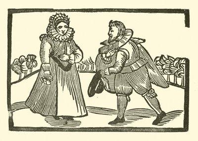 Illustration für The Roxburghe Ballads von (after) English School