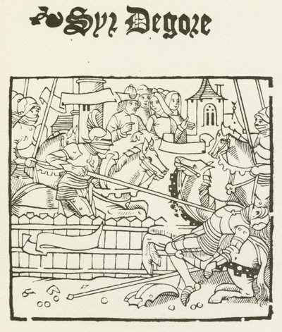 Sir Degore (Gravur) von (after) English School