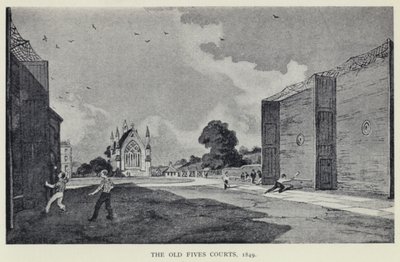 Die alten Fives Courts von (after) English School