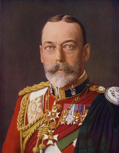 König Georg als Oberst des Black Watch von (after) English photographer