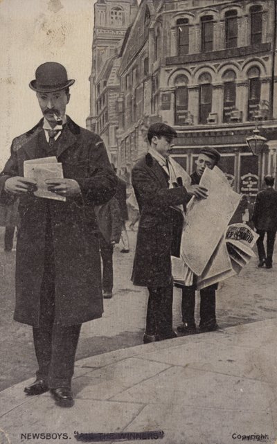 Zeitungsjungen von (after) English photographer