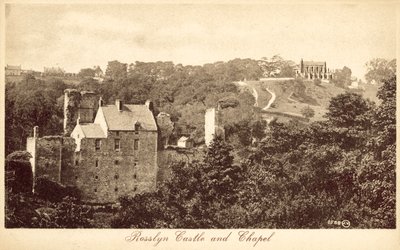 Rosslyn Castle und Kapelle von (after) English photographer