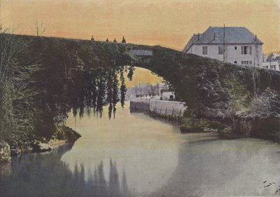 Betharram, Die Brücke (Farbfoto) von (after) French Photographer