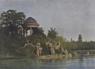 Bois de Vincennes, Lac de Saint-Mandé (farbiges Foto) von (after) French Photographer
