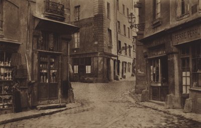 Ecke der Straßen Fromentel, Saint-Hilaire, Jean-de-Beauvais und Impasse Charretière im Jahr 1866 von (after) French Photographer
