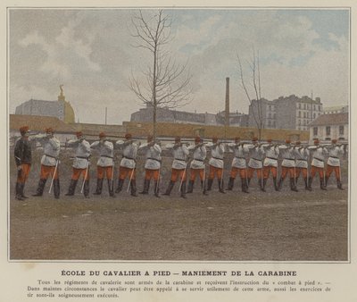 Schule des Fußreiters, Gewehrhandhabung von (after) French Photographer