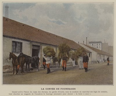 Die Futterkolonne von (after) French Photographer