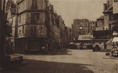 Der Carrefour Gozlin, heute Boulevard Saint-Germain, befand sich an der Stelle des Gefängnisses der Abtei von (after) French Photographer