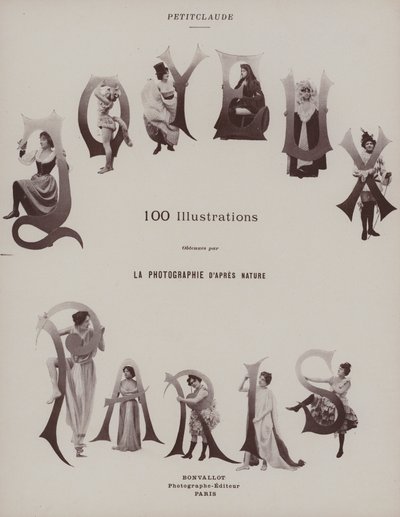 Titelseite von Joyeux Paris von (after) French Photographer