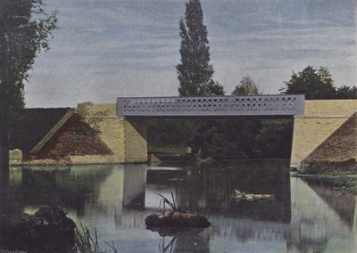 Eine Brücke über den Layon von (after) French Photographer