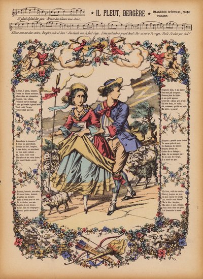 Il Pleut, Bergere von (after) French School