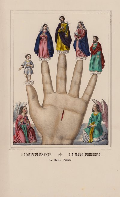 La Main Puissante, La Mano Poderosa, La Mane Potenta von (after) French School
