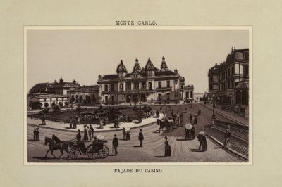 Monte Carlo, Fassade des Casinos von (after) French School